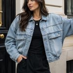 Light Blue Oversized Denim Jacket