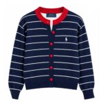 Polo Ralph Lauren Navy Striped Cardigan
