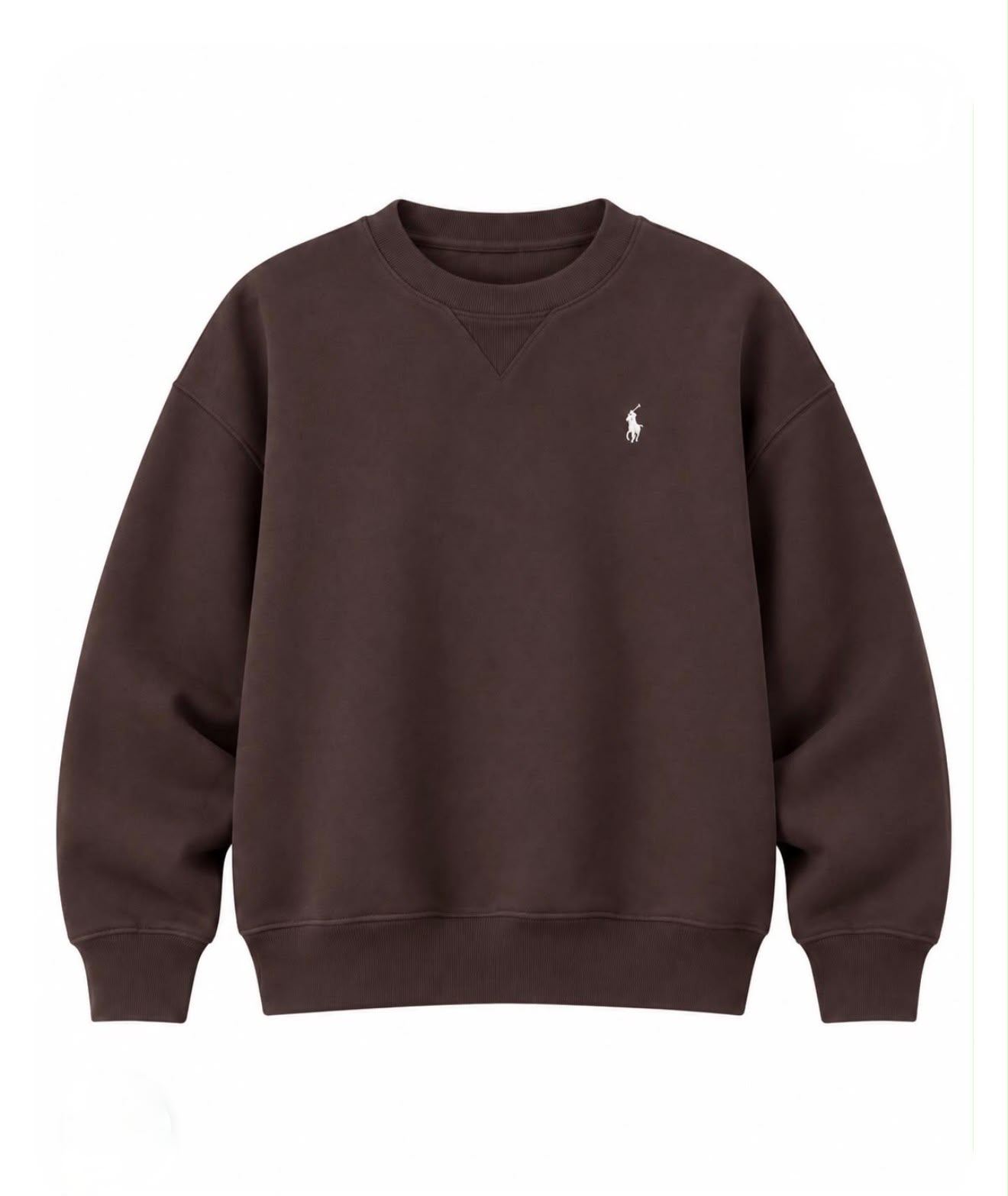 9584d82b-12e6-4f58-8a9f-fe114df9e535 Polo Ralph Lauren Brown Crewneck Sweatshirt - Image 1
