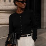 Black Button-Up Cardigan