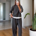 Grey Relaxed Fit Loungewear Set