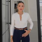 White Cable Knit Button Up Top