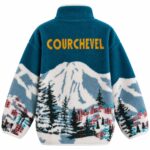 Mountain Village Print Fleece Zip Jacket - Image 2